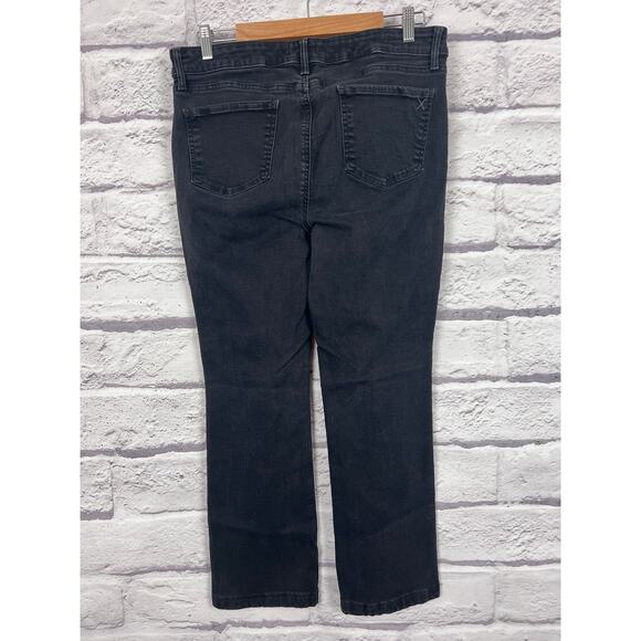 NYDJ Women 12 Office Marilyn Straight Leg Lift Tuck Slimming Tummy Control Jeans - Picture 4 of 12